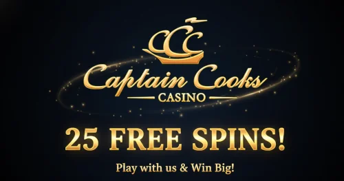 Captain Cooks Casino 25 Free Spins