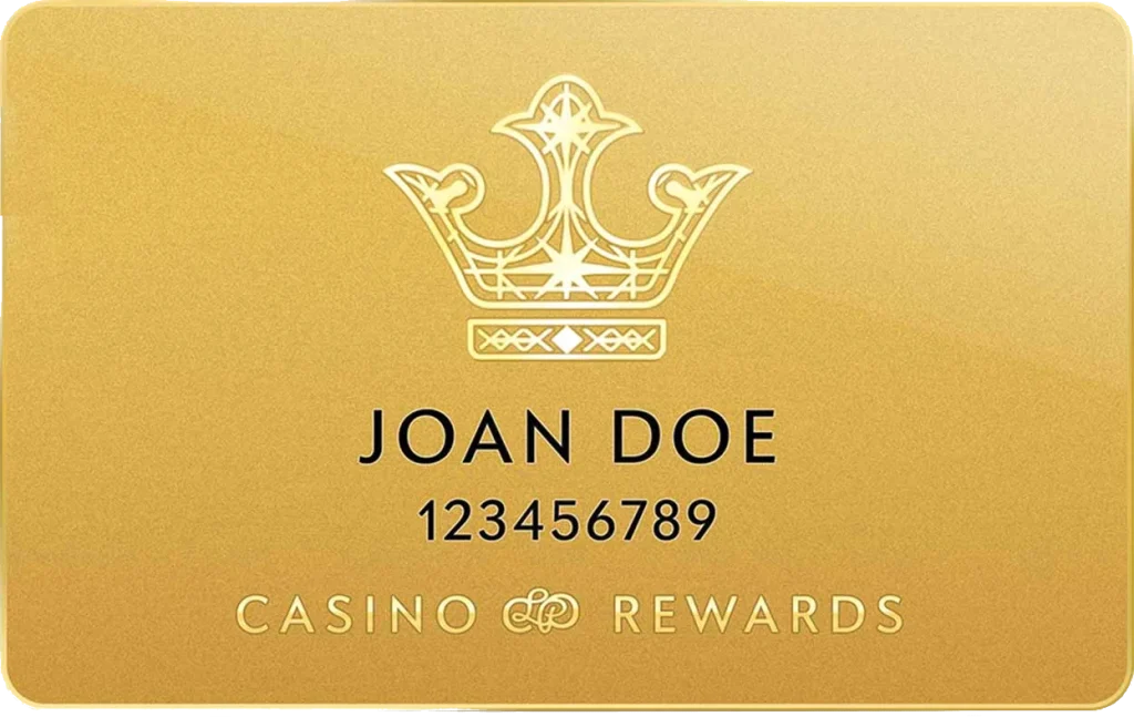 Casino Rewards Member Card
