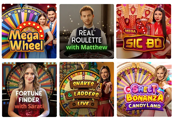 Jeux télévisés de casino en direct
